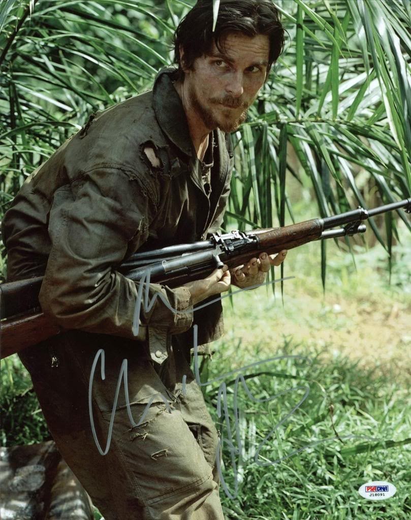 Christian Bale Signed Rescue Dawn 11x14 Photo PSA/DNA Authentic (1 of 3)