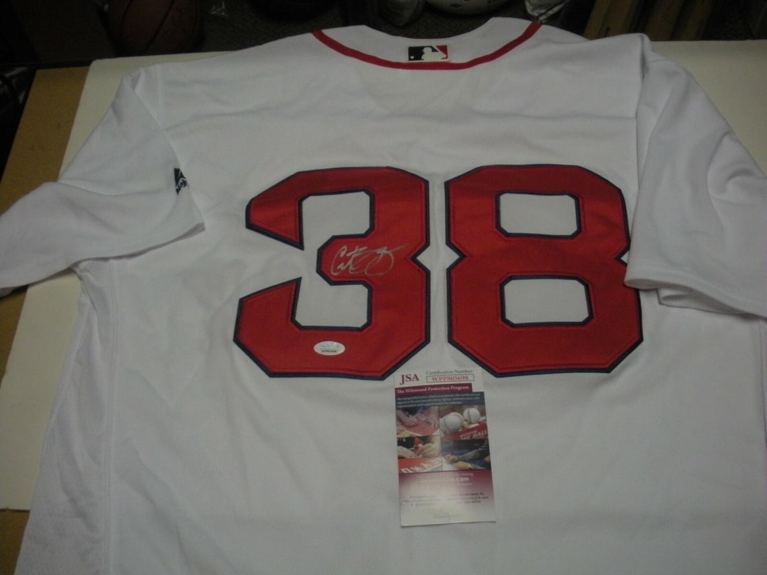 Curt Schilling Boston Red Sox Signed Majestic Jersey with JSA COA (1 of 2)