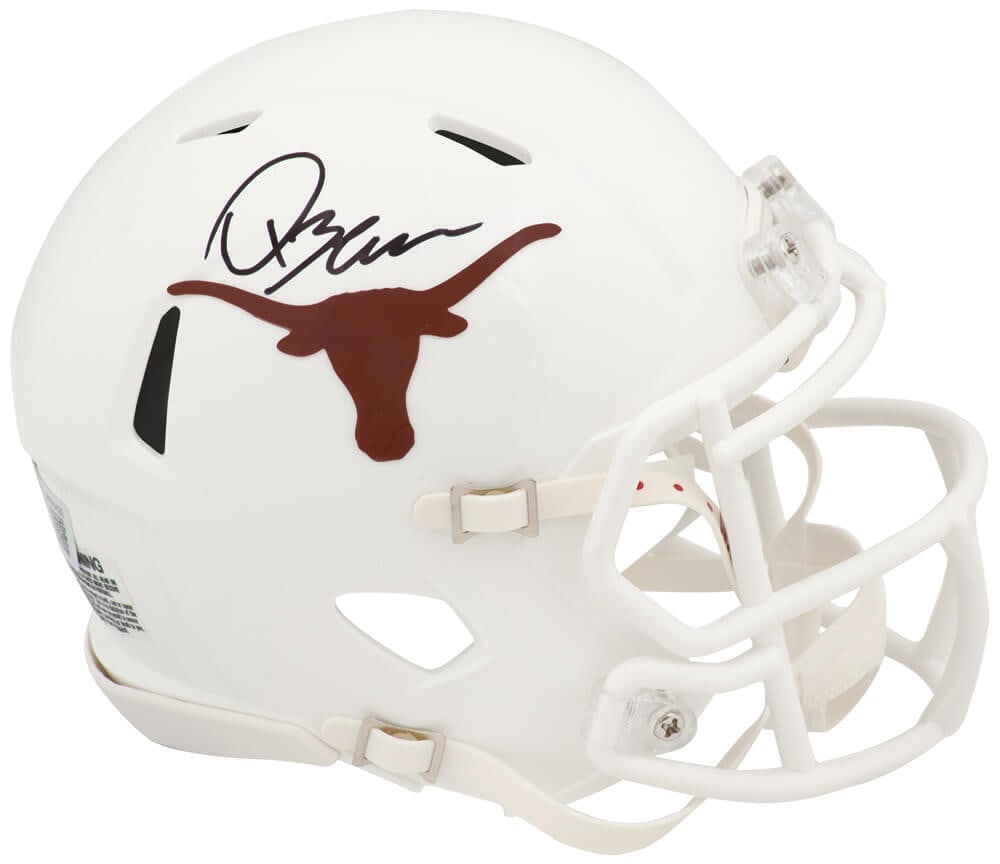 Quinn Ewers Signed Texas Longhorns Mini Helmet with Beckett COA (1 of 1)
