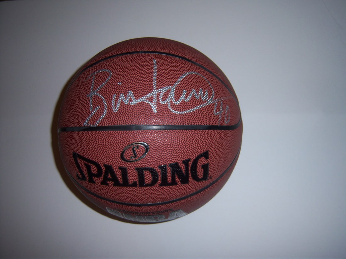 Bill Laimbeer Signed Basketball Detroit Pistons with COA (1 of 1)