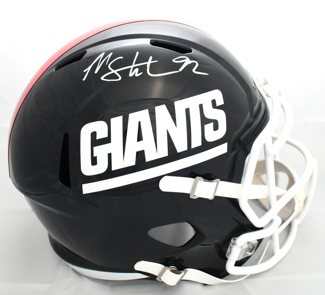 Michael Strahan Signed New York Giants Full Size Helmet Beckett Holo (1 of 5)
