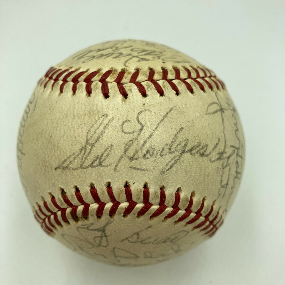 1971 New York Mets Team Signed Baseball JSA Authenticated 27 Signatures (1 of 10)