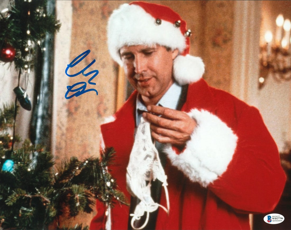 Chevy Chase Signed 11x14 Photo National Lampoon's Christmas Vacation BAS COA (1 of 3)