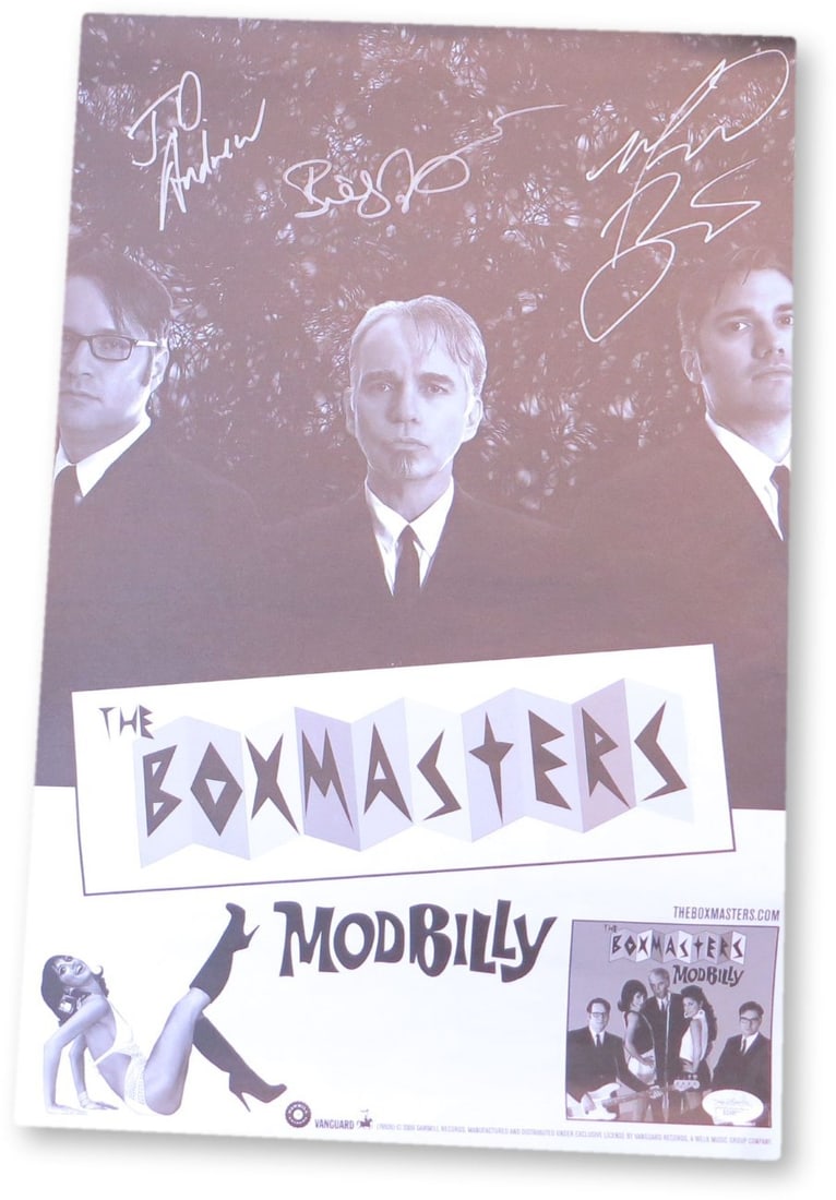 The Boxmasters Signed 13X19 Poster Billy Bob Thornton JSA Authenticated (1 of 4)