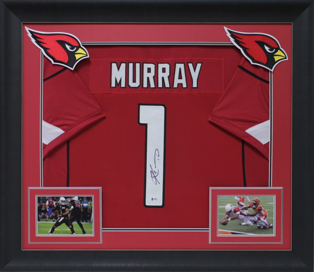 Kyler Murray Signed Arizona Cardinals Framed Red Jersey BAS Authenticated (1 of 2)