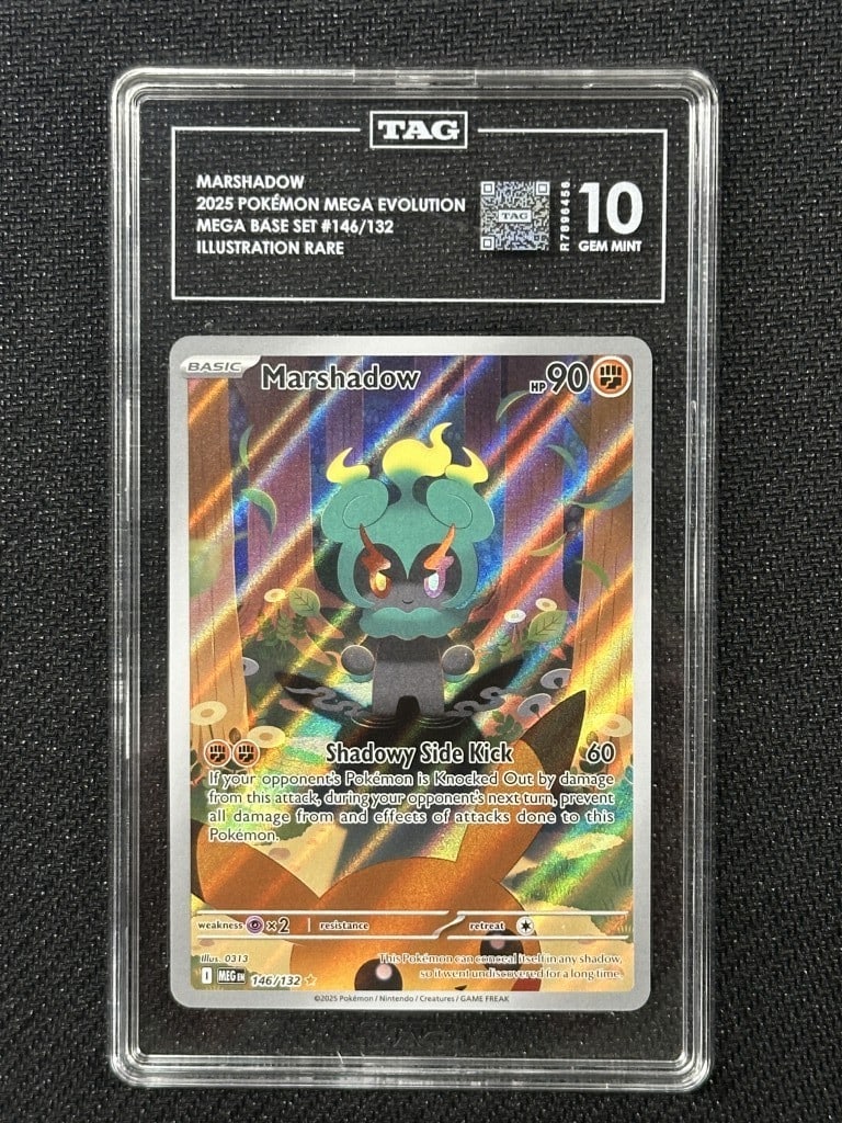 Marshadow Pokemon Mega Evolution Rare TAG 10 Card 146/132 (1 of 2)