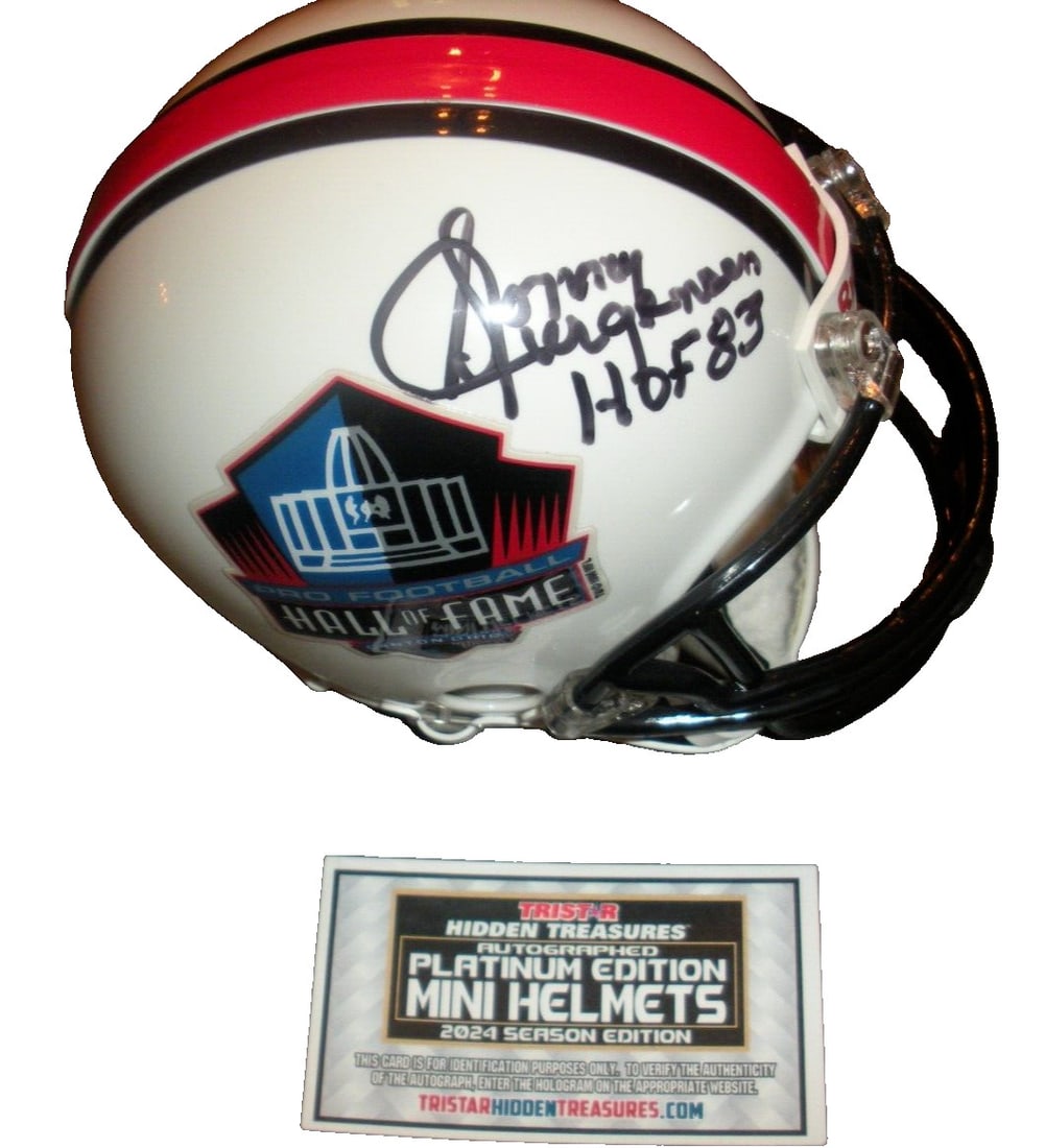 Sonny Jurgensen Redskins Signed Mini Helmet with Tristar COA (1 of 1)