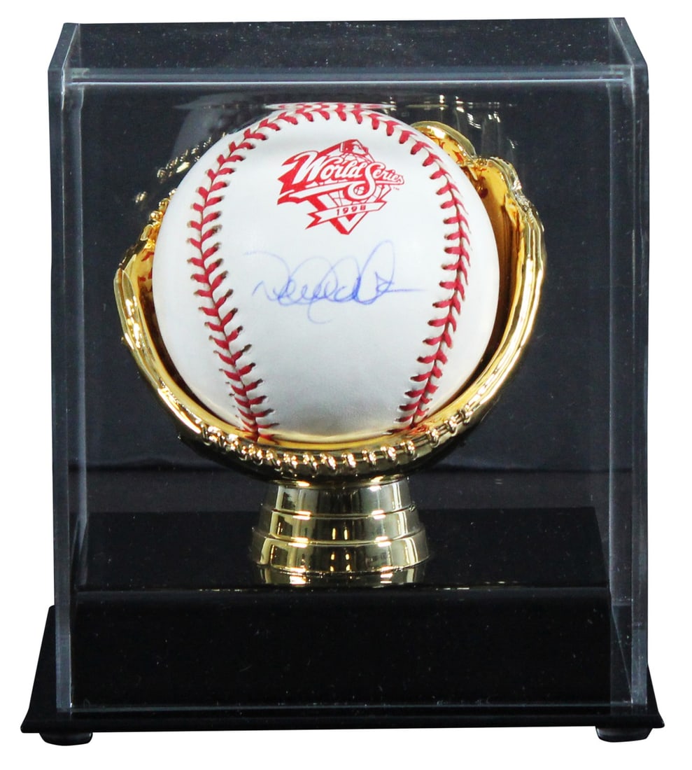 Derek Jeter Autographed 1998 World Series Baseball with MLB Authentication (1 of 8)