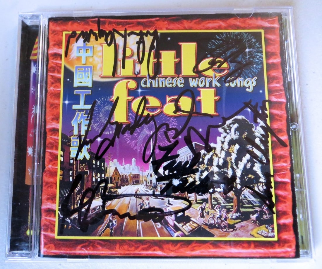 Little Feat Band Autographed CD Booklet JSA Authenticated (1 of 4)