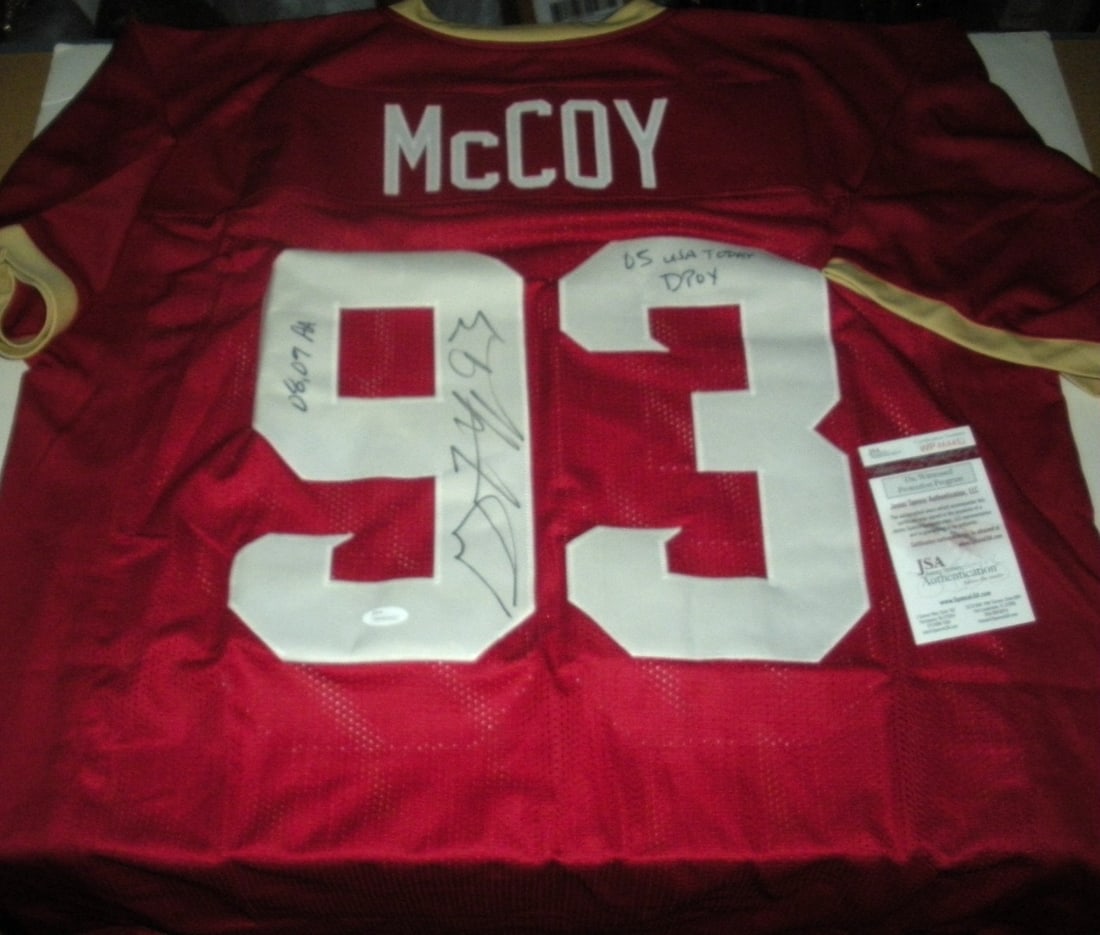 Gerald McCoy Oklahoma Sooners Signed Jersey with JSA COA (1 of 3)