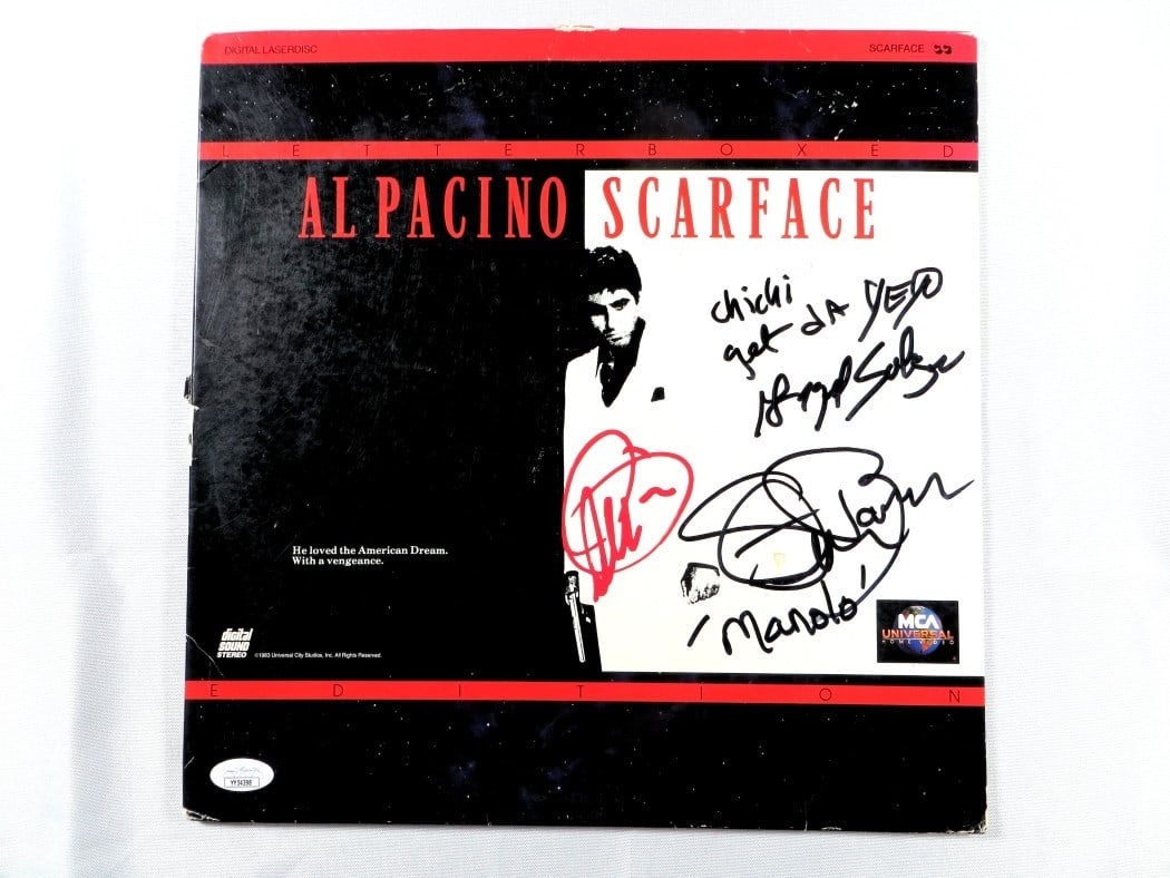 Scarface Autographed DVD Cover Pacino Bauer Salazar JSA Certified (1 of 4)