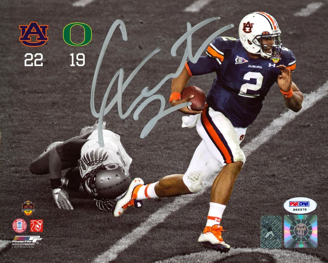 Cam Newton Signed 8x10 Auburn Tigers Photo PSA/DNA Certified (1 of 1)