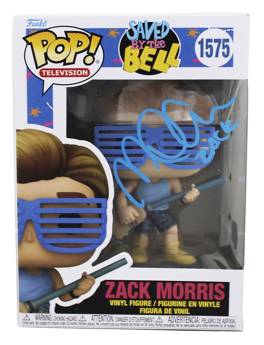 Mark-Paul Gosselaar Signed Zack Morris Funko Pop #1575 BAS Authenticated (1 of 7)