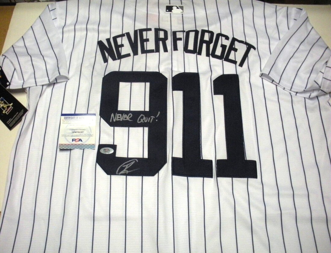 Robert O'Neill Signed Nike Jersey with PSA/DNA COA: Robert O'Neill Signed Nike Jersey with PSA/DNA COA This official licensed Nike jersey is signed by Robert O'Neill, known for his role in the Navy SEAL operation that killed Osama bin Laden. The jersey