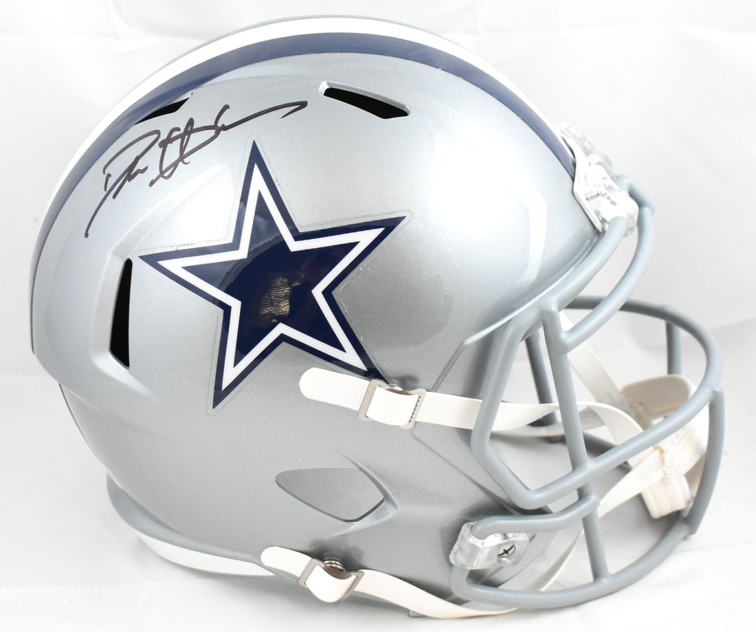 Deion Sanders Autographed Dallas Cowboys Full Size Helmet Beckett Authenticated (1 of 5)
