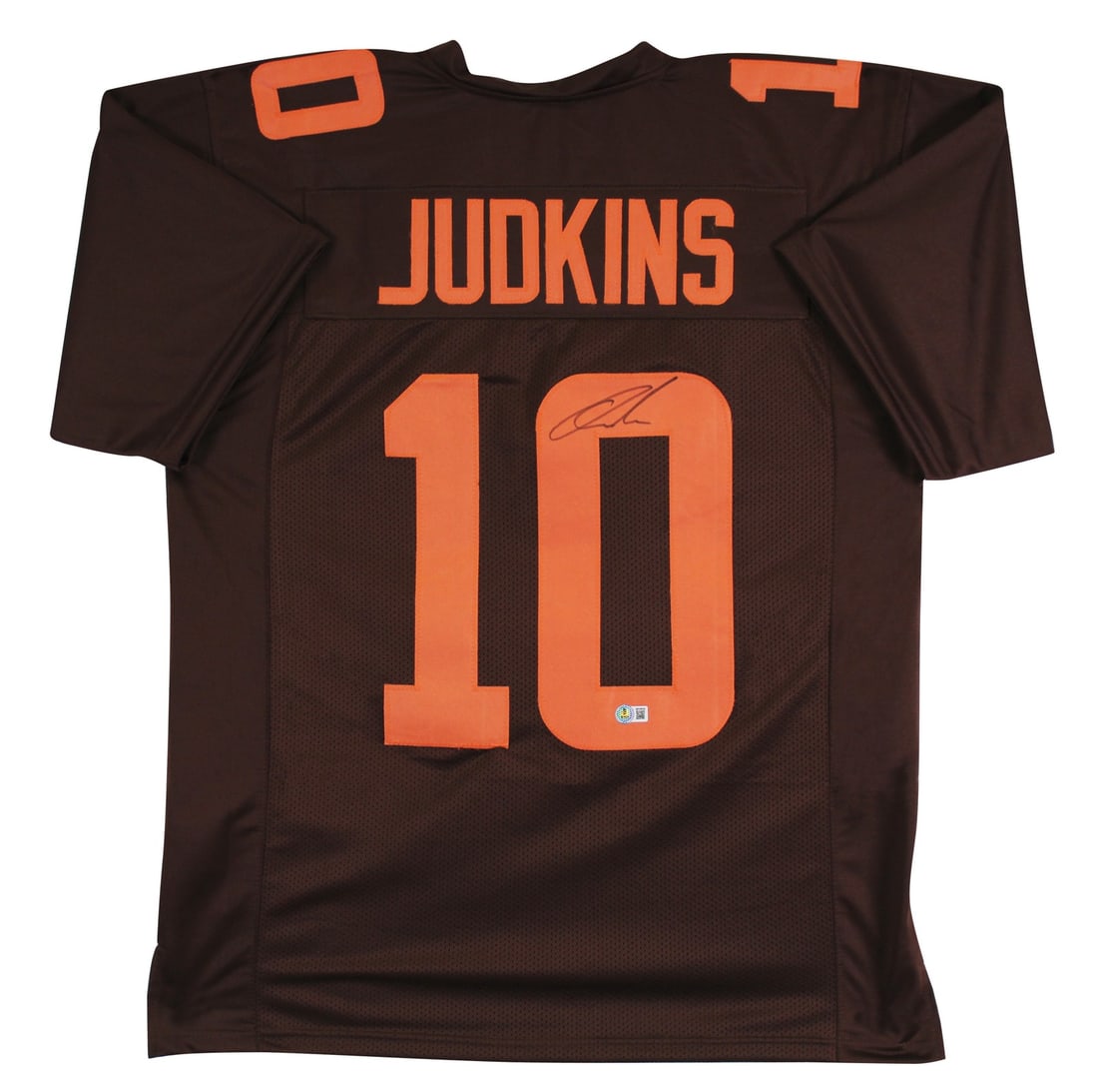 Quinshon Judkins Signed Cleveland Browns Color Rush Jersey BAS Authenticated (1 of 3)