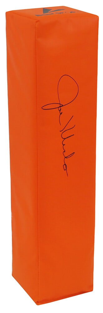 Joe Klecko Signed Jets Orange Endzone Pylon with COA (1 of 1)