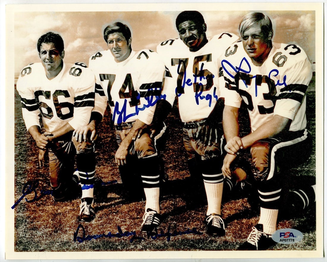 Dallas Cowboys Doomsday Defense Signed 8x10 Photo PSA LOA (1 of 2)