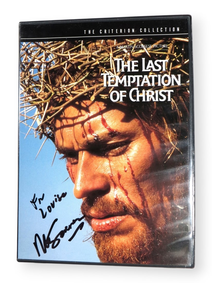 Martin Scorsese Autographed DVD Cover Last Temptation of Christ JSA Authenticated (1 of 4)