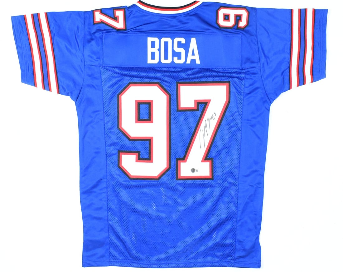 Joey Bosa Autographed Buffalo Bills Jersey Beckett Hologram (1 of 3)