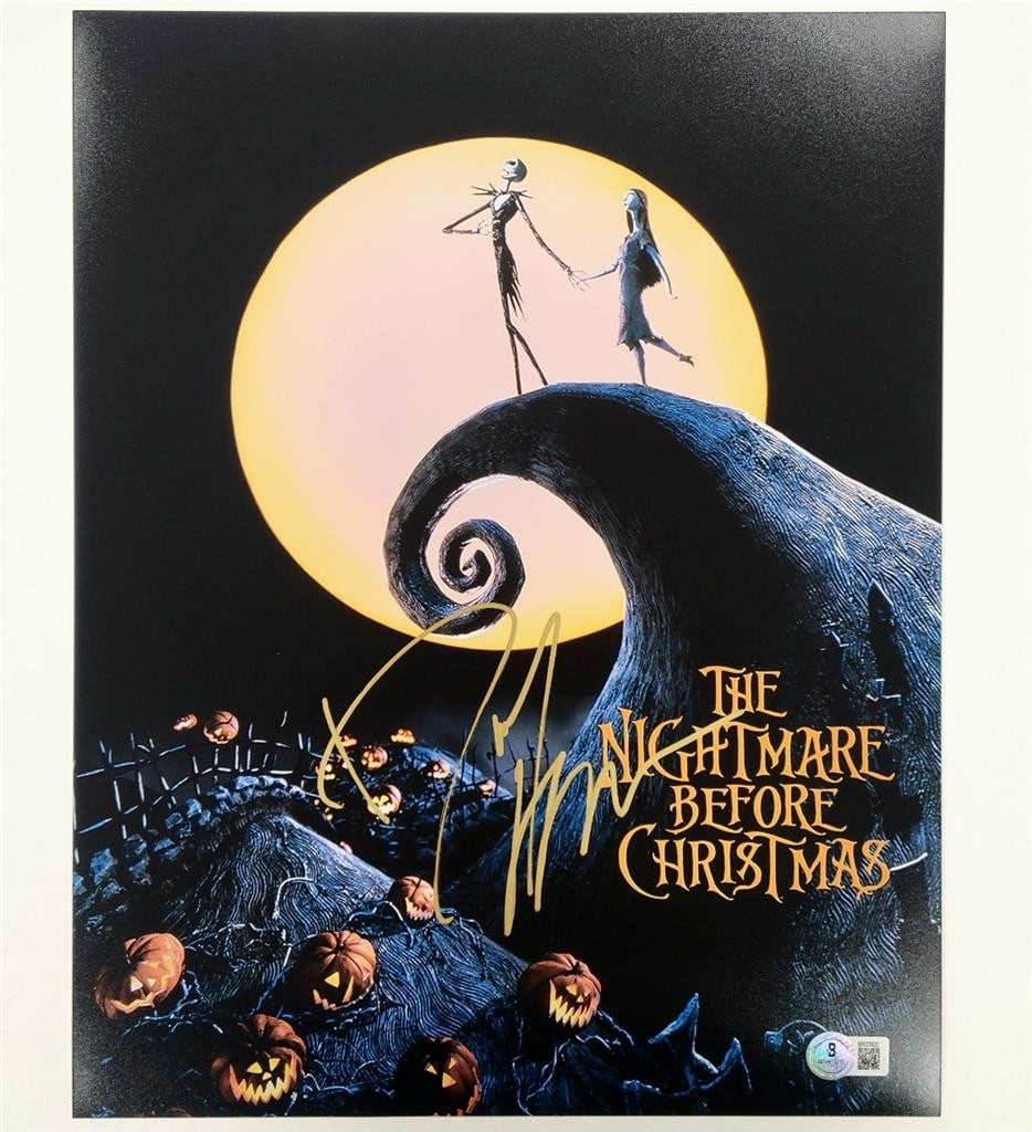 Danny Elfman Signed 11x14 Nightmare Before Christmas Photo Beckett BAS (1 of 2)