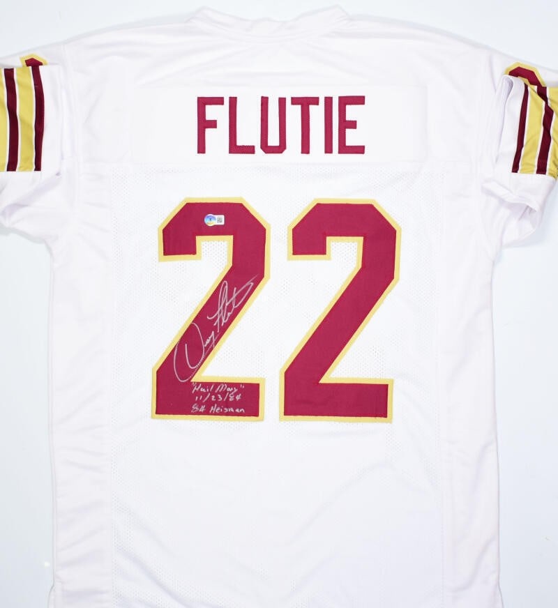 Doug Flutie Signed Boston College Jersey with Heisman Beckett Authenticated (1 of 12)