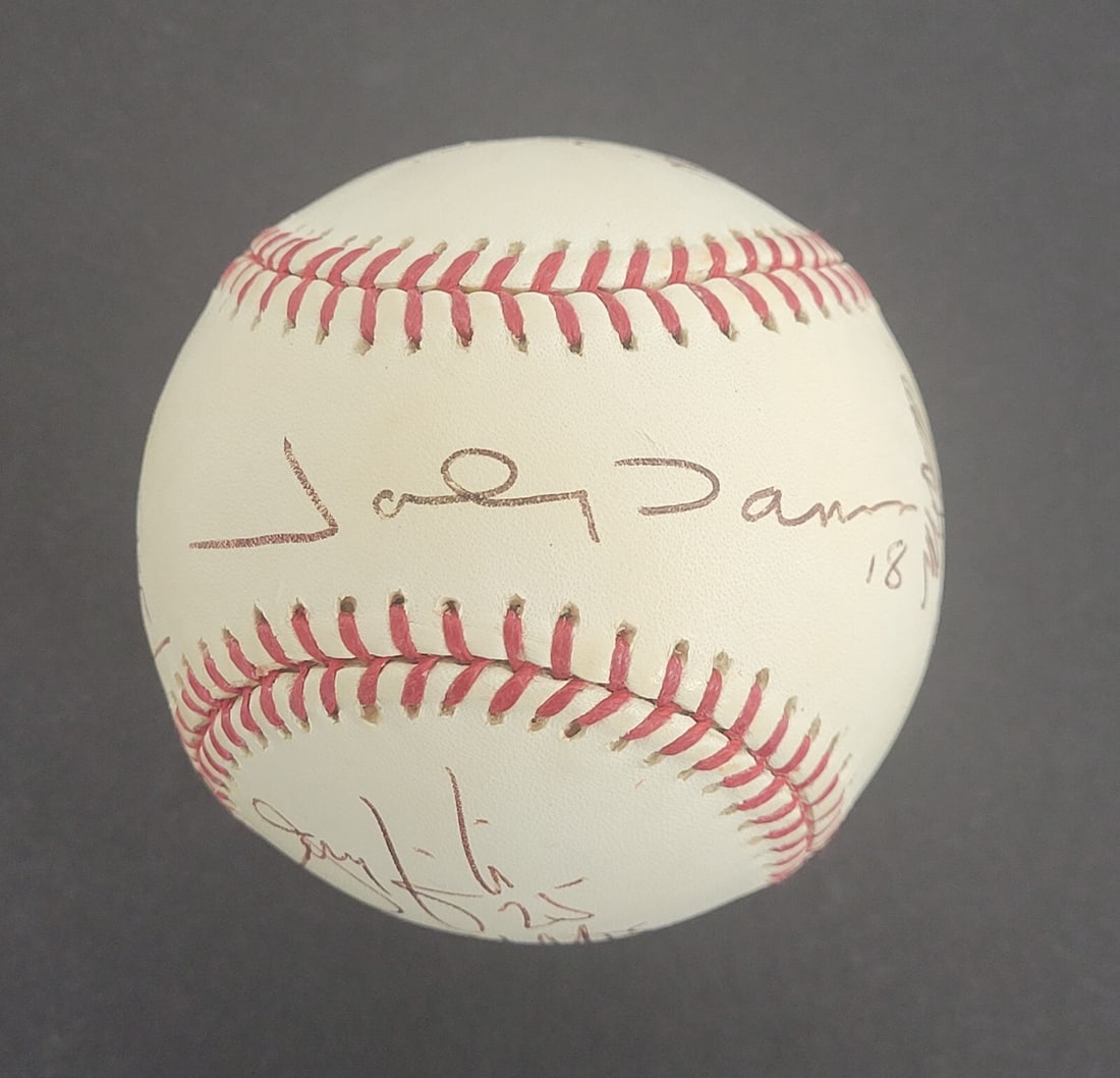 2002 Boston Red Sox Team Signed Baseball with Beckett COA (1 of 8)