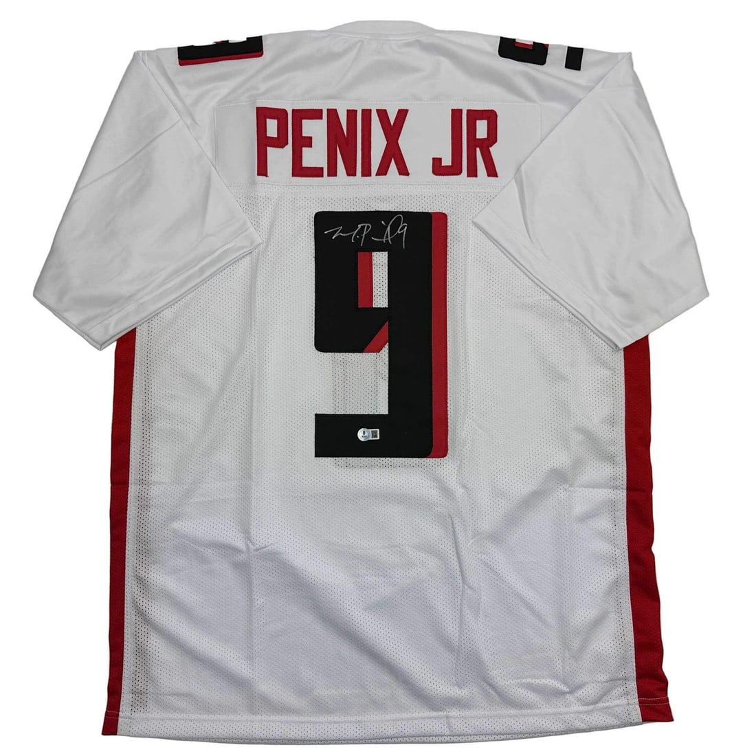 Michael Penix Jr Autographed Atlanta Falcons White Jersey Beckett COA (1 of 4)