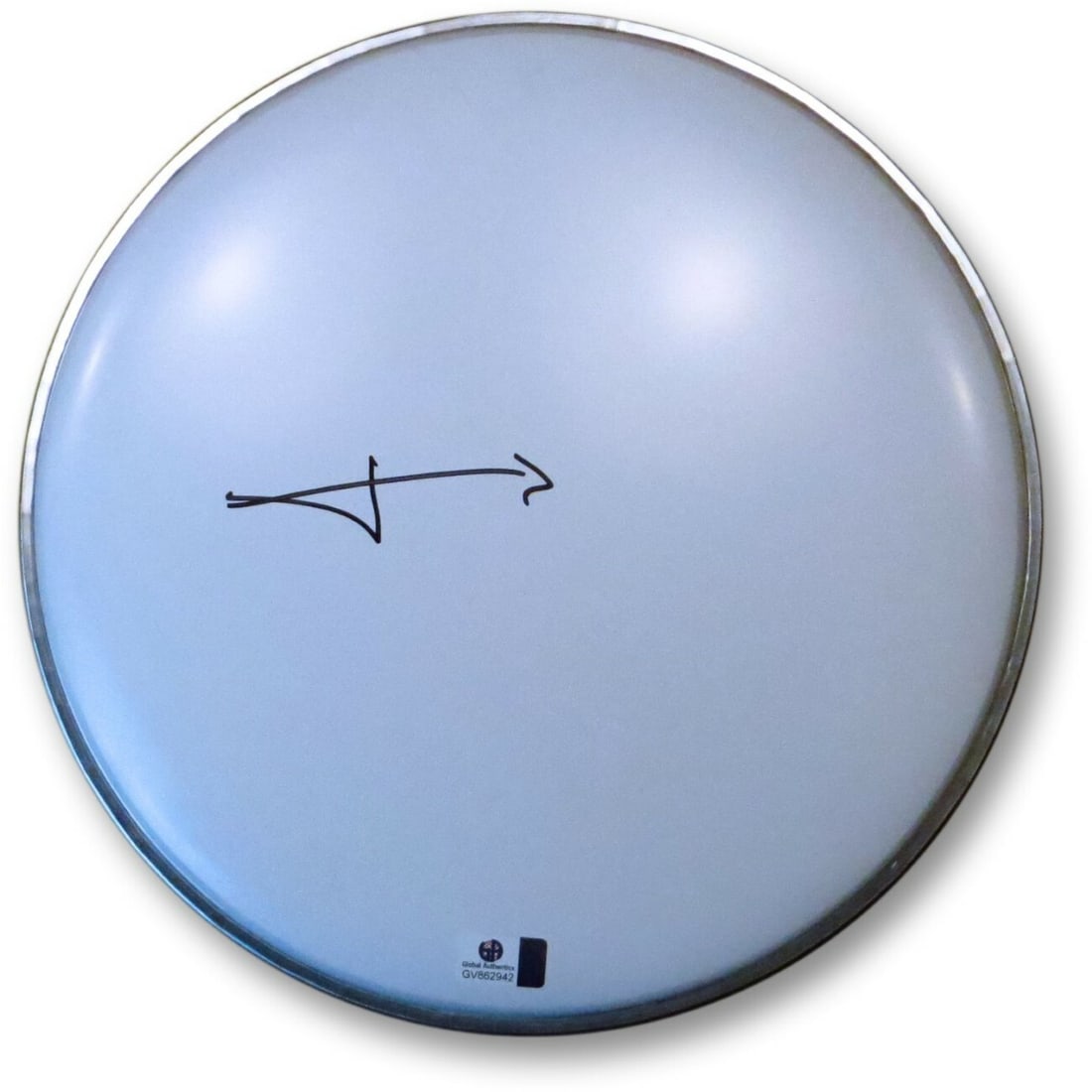 Jared Leto Autographed 8 Inch Drumhead Global Authentics (1 of 2)