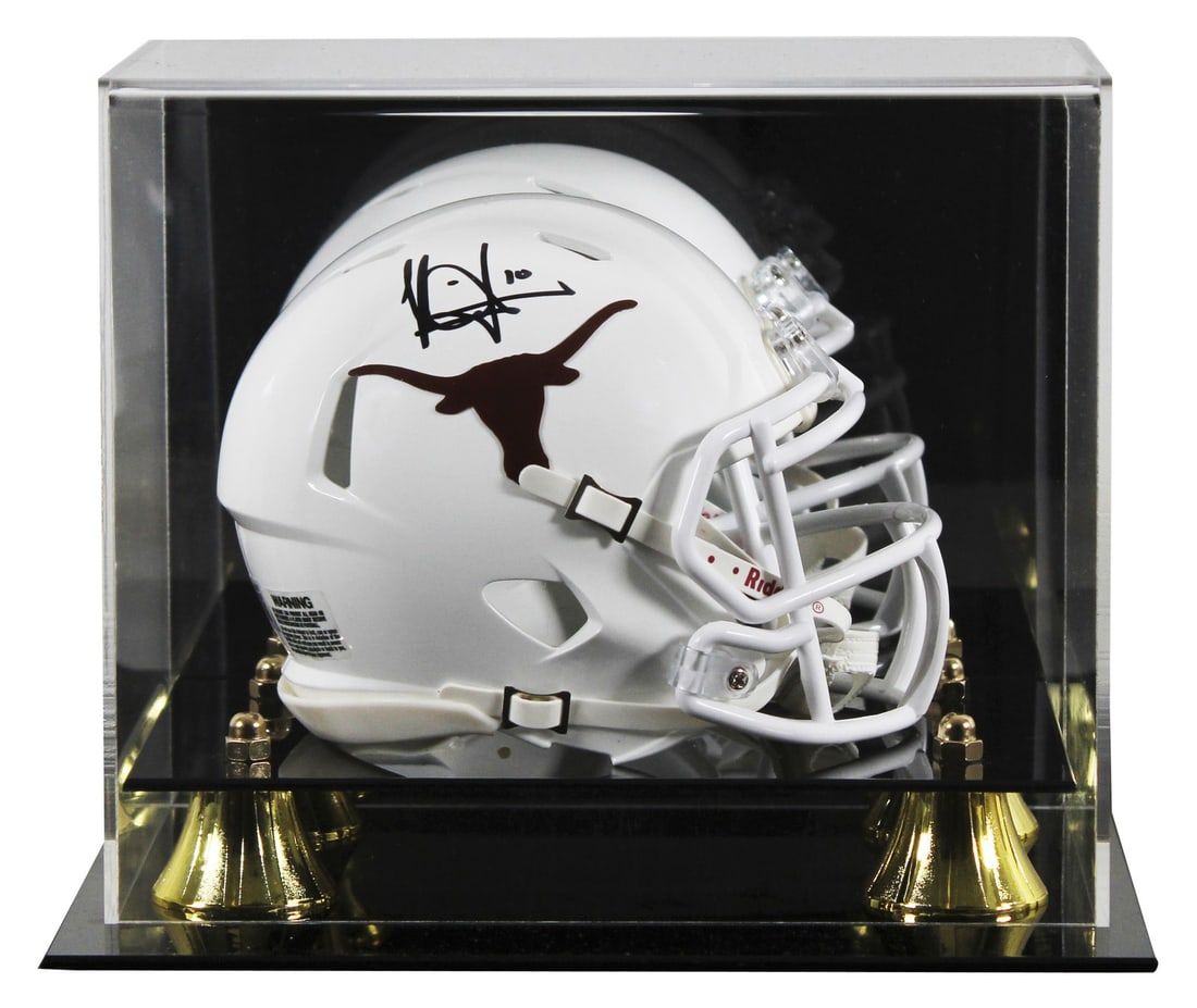 Texas Longhorns Vince Young Signed Mini Helmet with BAS Authentication (1 of 3)