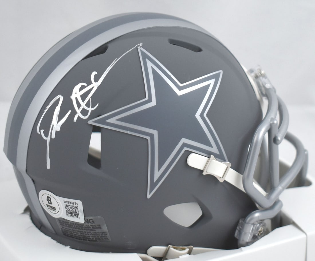 Deion Sanders Signed Dallas Cowboys Mini Helmet Beckett Authenticated (1 of 3)