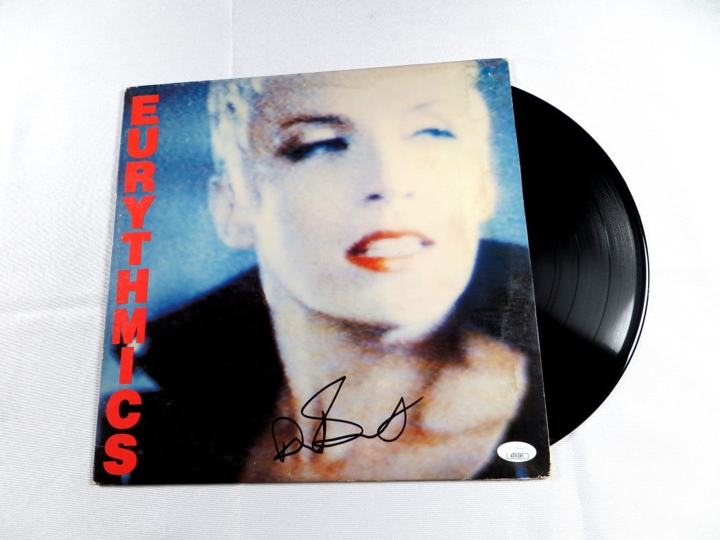 Dave Stewart Signed Eurythmics Album Cover Be Yourself Tonight JSA Authenticated (1 of 4)
