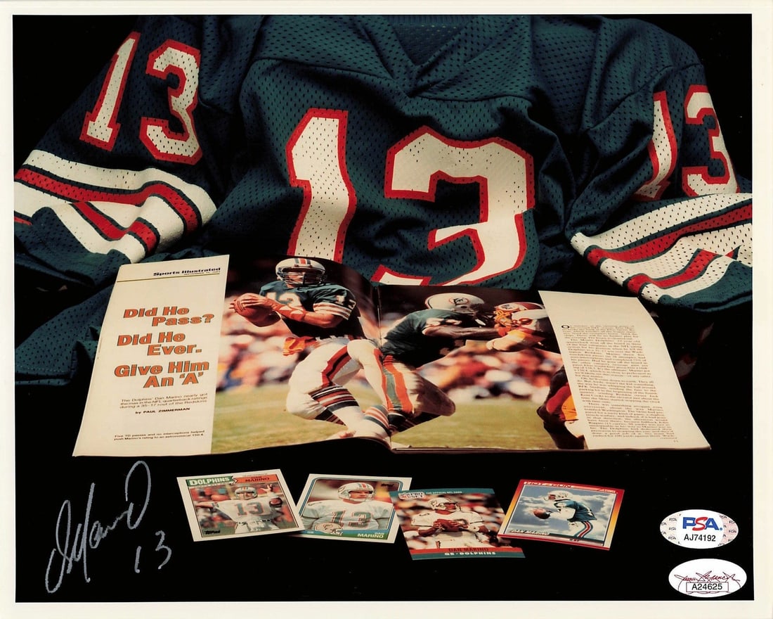 Dan Marino Autographed 8x10 Photo PSA/DNA Miami Dolphins (1 of 1)