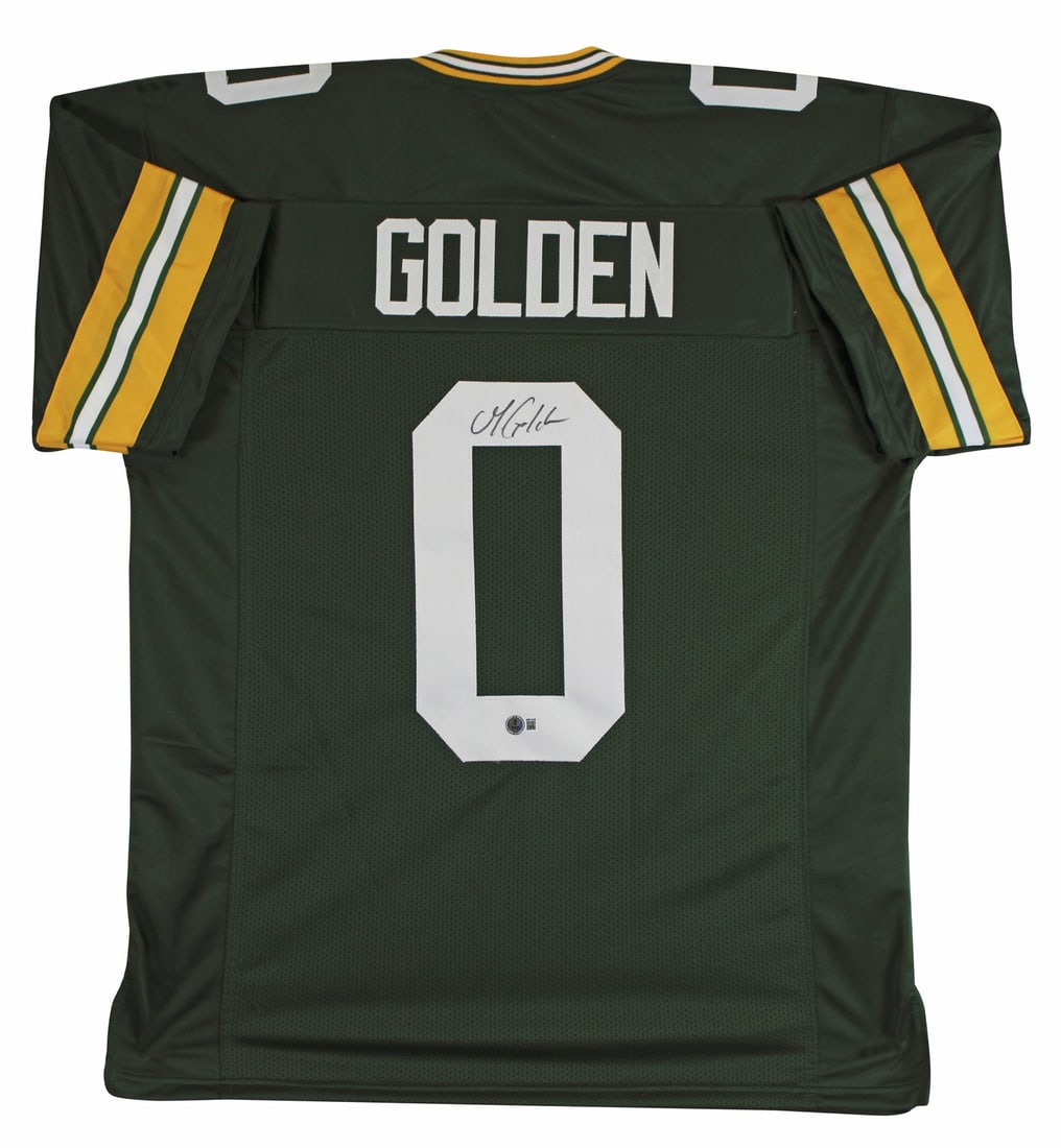 Matthew Golden Signed Green Bay Packers Jersey BAS Witnessed (1 of 3)