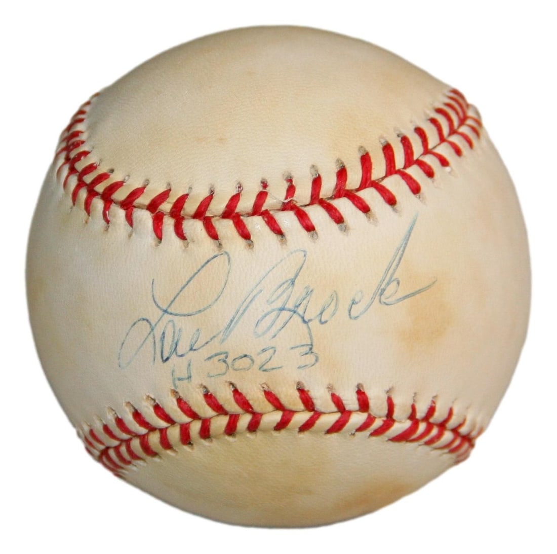 Lou Brock Autographed Official National League Baseball Cardinals PSA/DNA (1 of 3)