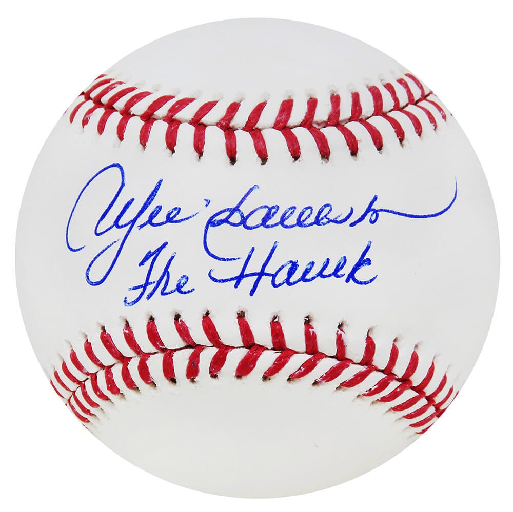 Andre Dawson Signed Cubs MLB Baseball with The Hawk Inscription (1 of 1)