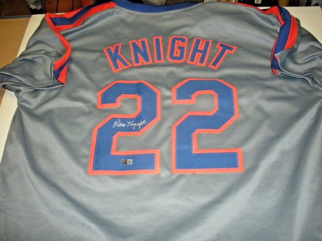 Ray Knight 1986 Mets WS MVP Signed Jersey with Steiner COA (1 of 2)