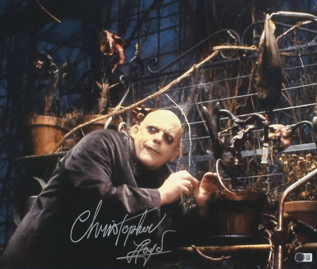 Christopher Lloyd Signed 16x20 Uncle Fester Photo Beckett Authenticated (1 of 2)
