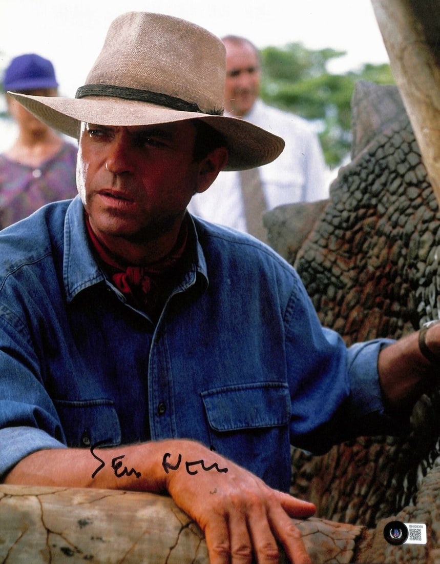 Sam Neill Signed 11x14 Jurassic Park Photo Beckett Certified (1 of 1)