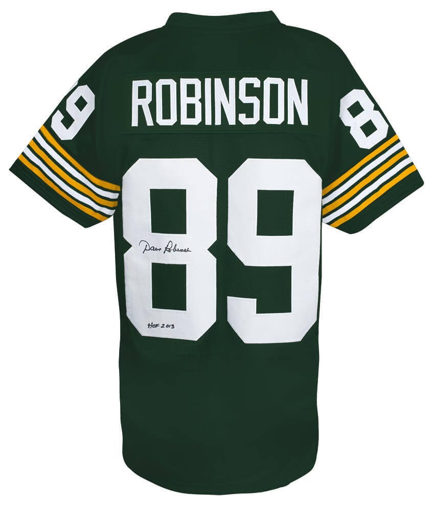 Dave Robinson Signed Green Bay Packers Jersey HOF 2013 COA (1 of 3)