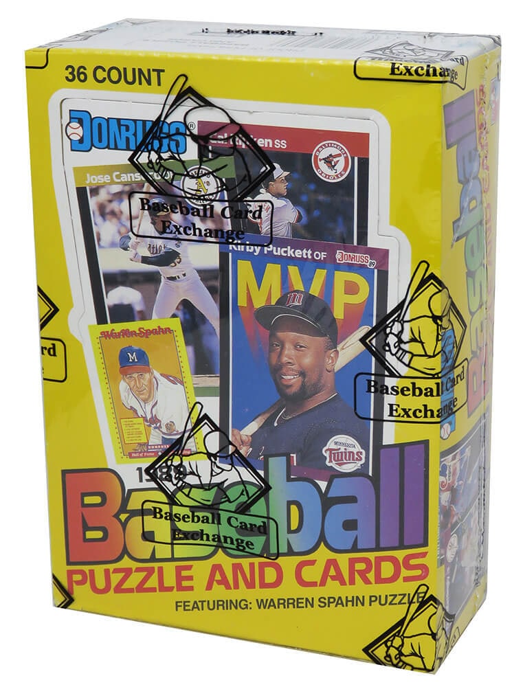 1989 Donruss Baseball Unopened Wax Box BBCE FASC 36 Packs (1 of 2)