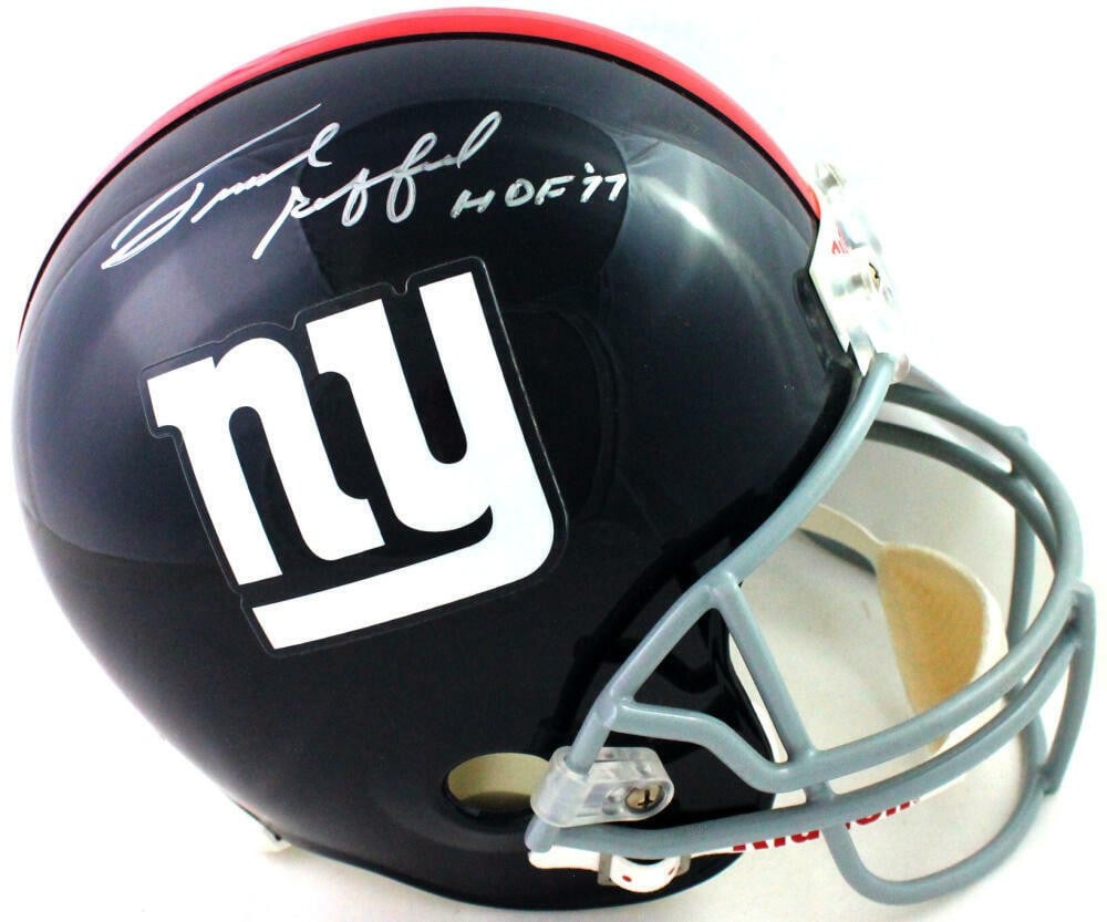 Frank Gifford Autographed New York Giants Helmet JSA Authenticated (1 of 6)
