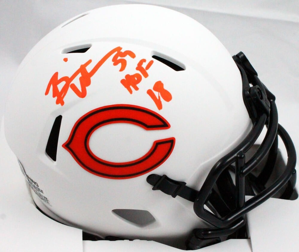 Brian Urlacher Signed Mini Helmet Chicago Bears HOF Beckett Authentic (1 of 3)