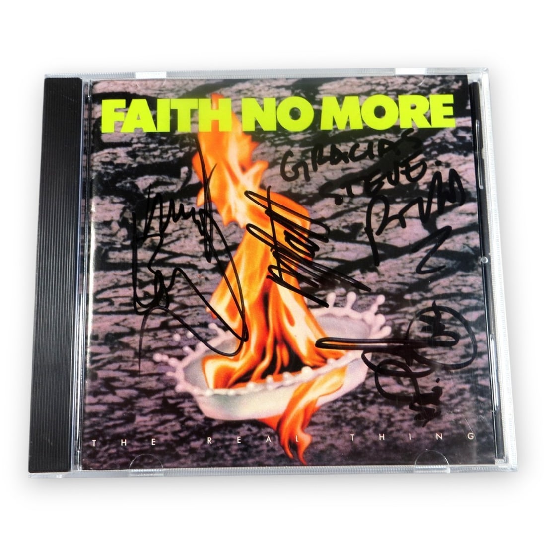 Faith No More Autographed CD Booklet by Patton Bottum Martin Gould Bordin BAS (1 of 4)