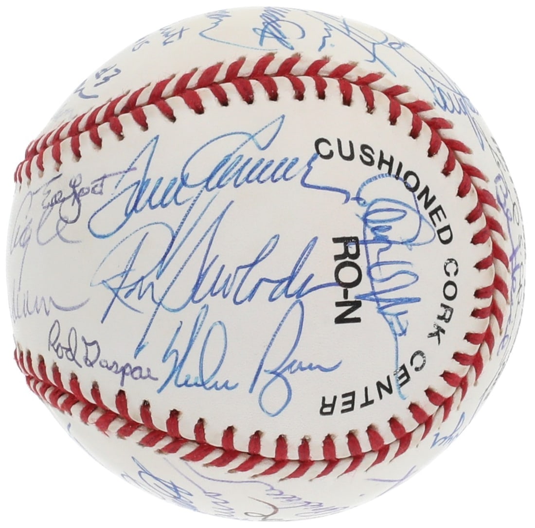 1969 New York Mets Team Signed Baseball 35 Sigs Nolan Ryan Tom Seaver BAS (1 of 8)