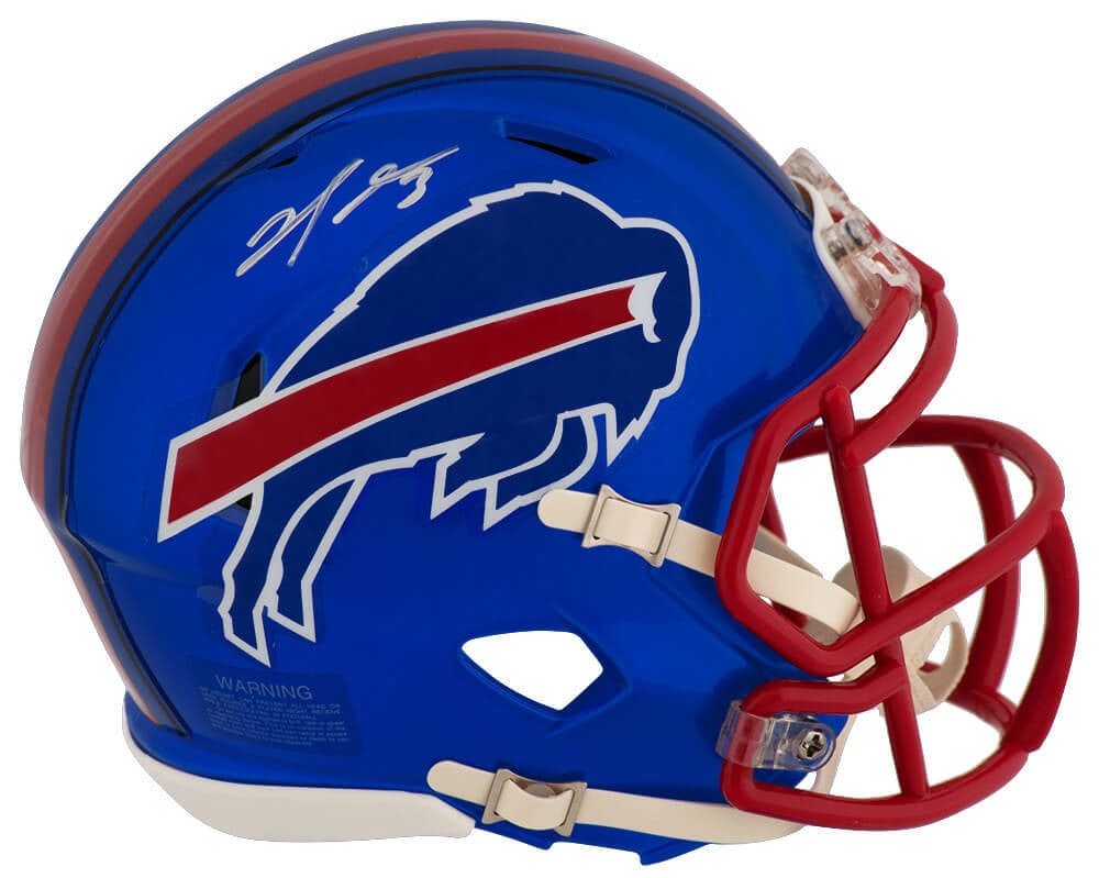 Damar Hamlin Signed Buffalo Bills Flash Mini Helmet with COA (1 of 1)