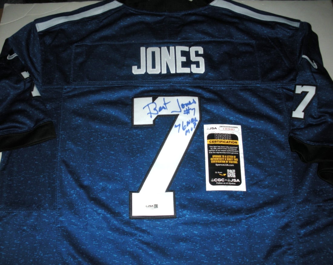 Bert Jones Baltimore Colts Signed Nike Jersey with Beckett COA (1 of 2)