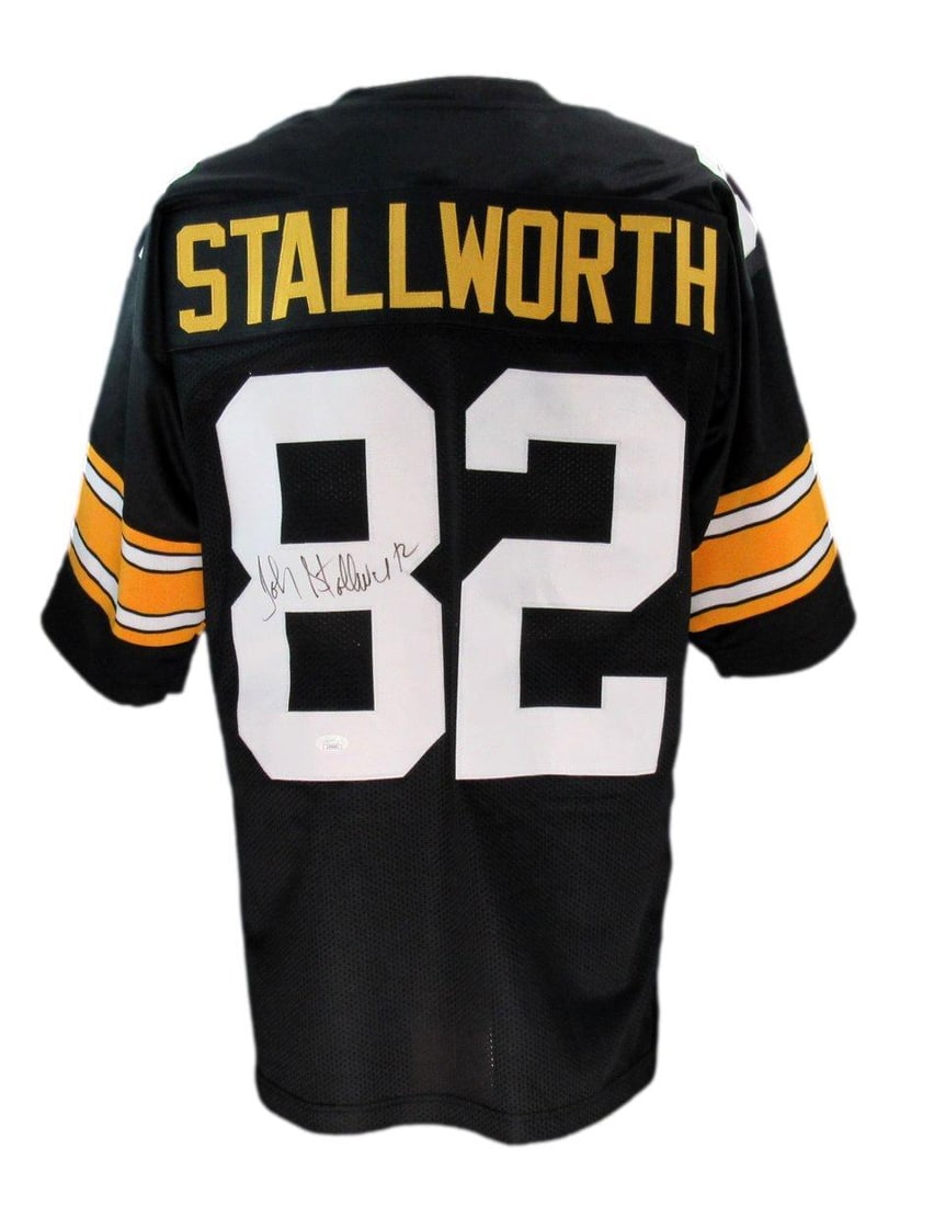 John Stallworth Signed Pittsburgh Steelers Black Jersey JSA Certified (1 of 5)