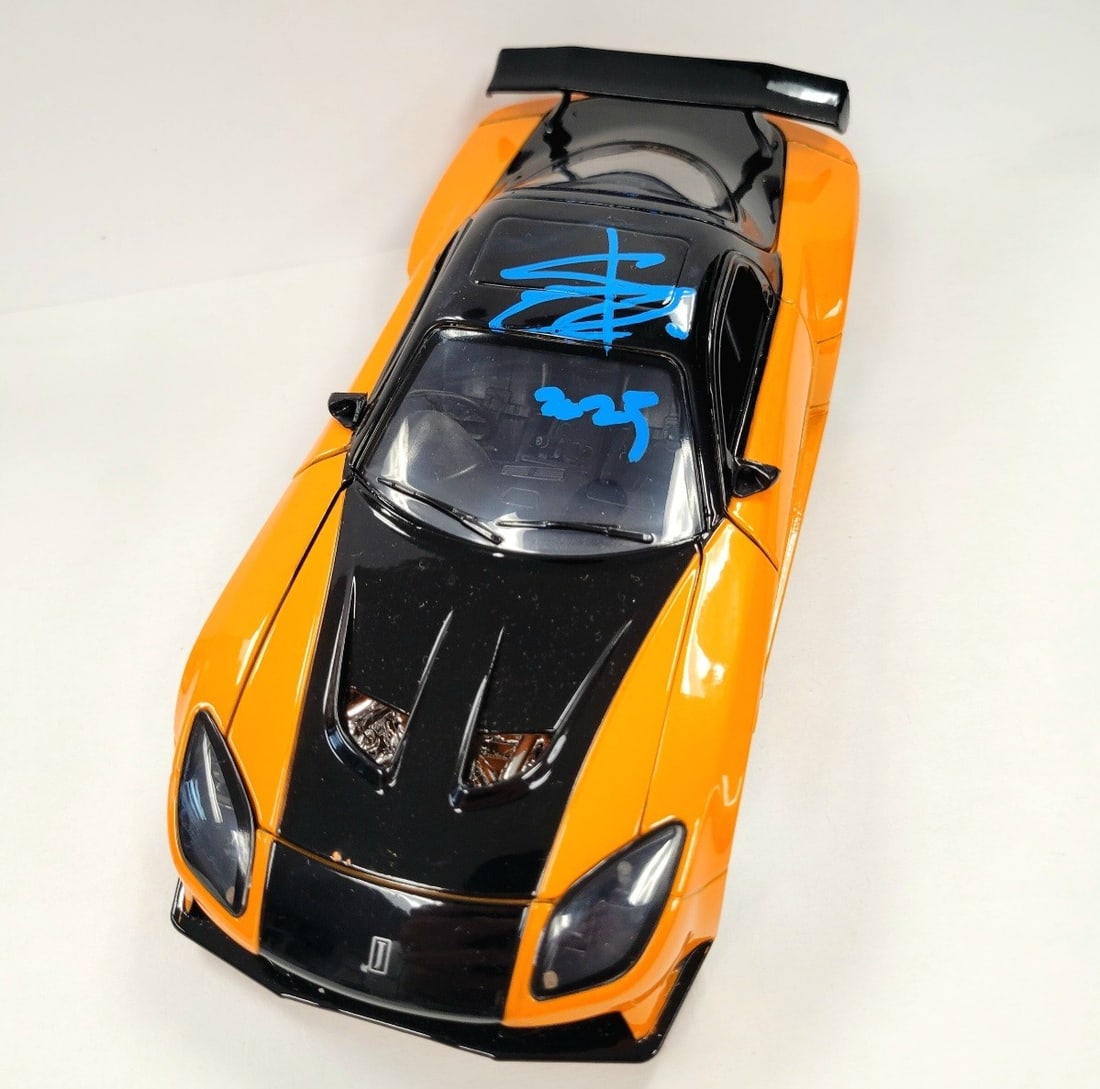 Sung Kang Autographed Fast & Furious Mazda RX-7 Die Cast Beckett Certified (1 of 6)