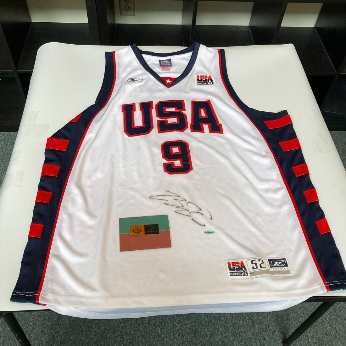 LeBron James Signed 2004 Team USA Jersey with Upper Deck COA (1 of 10)